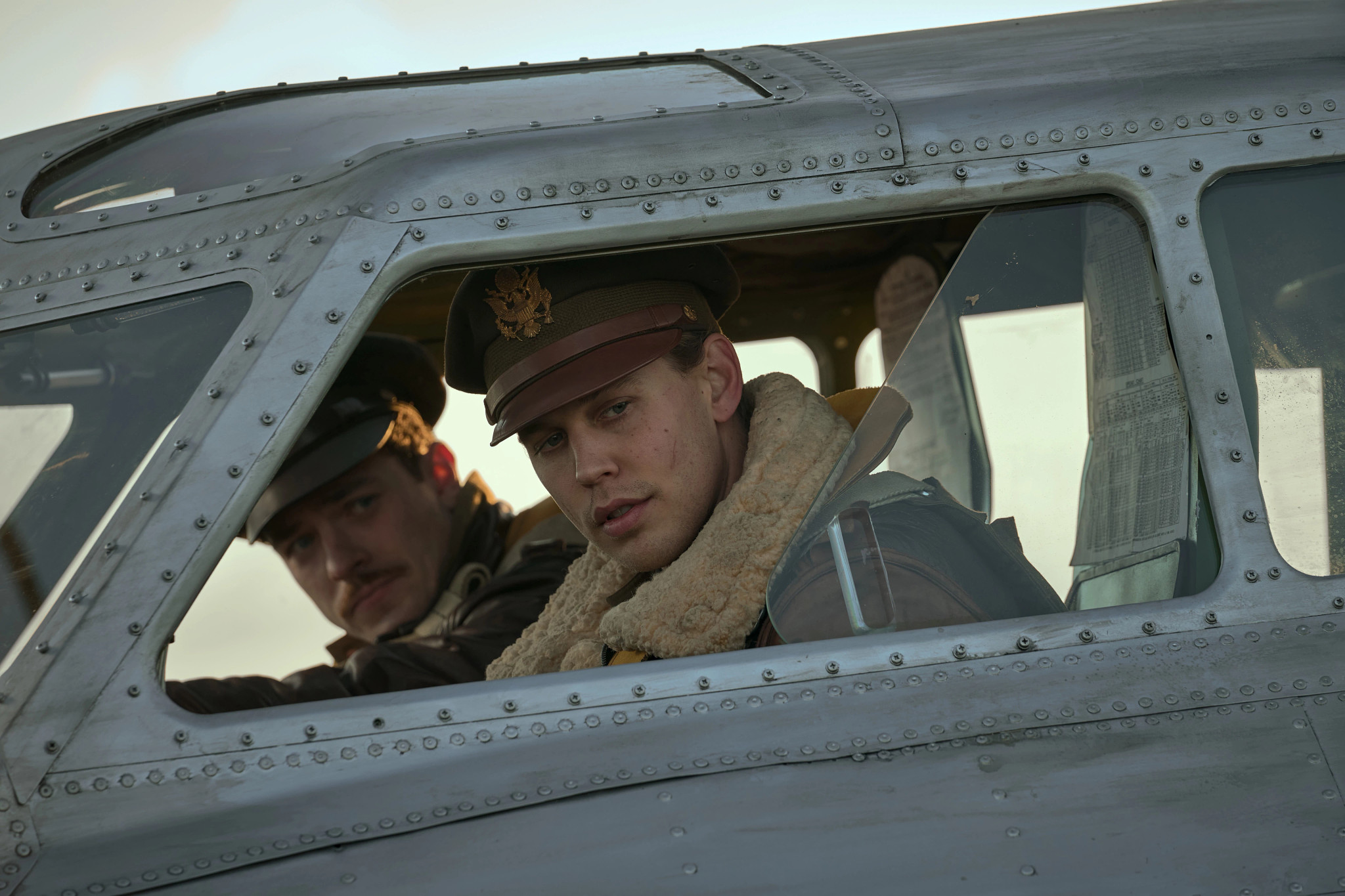 Nate Mann and Austin Butler in a still from Masters of the Air