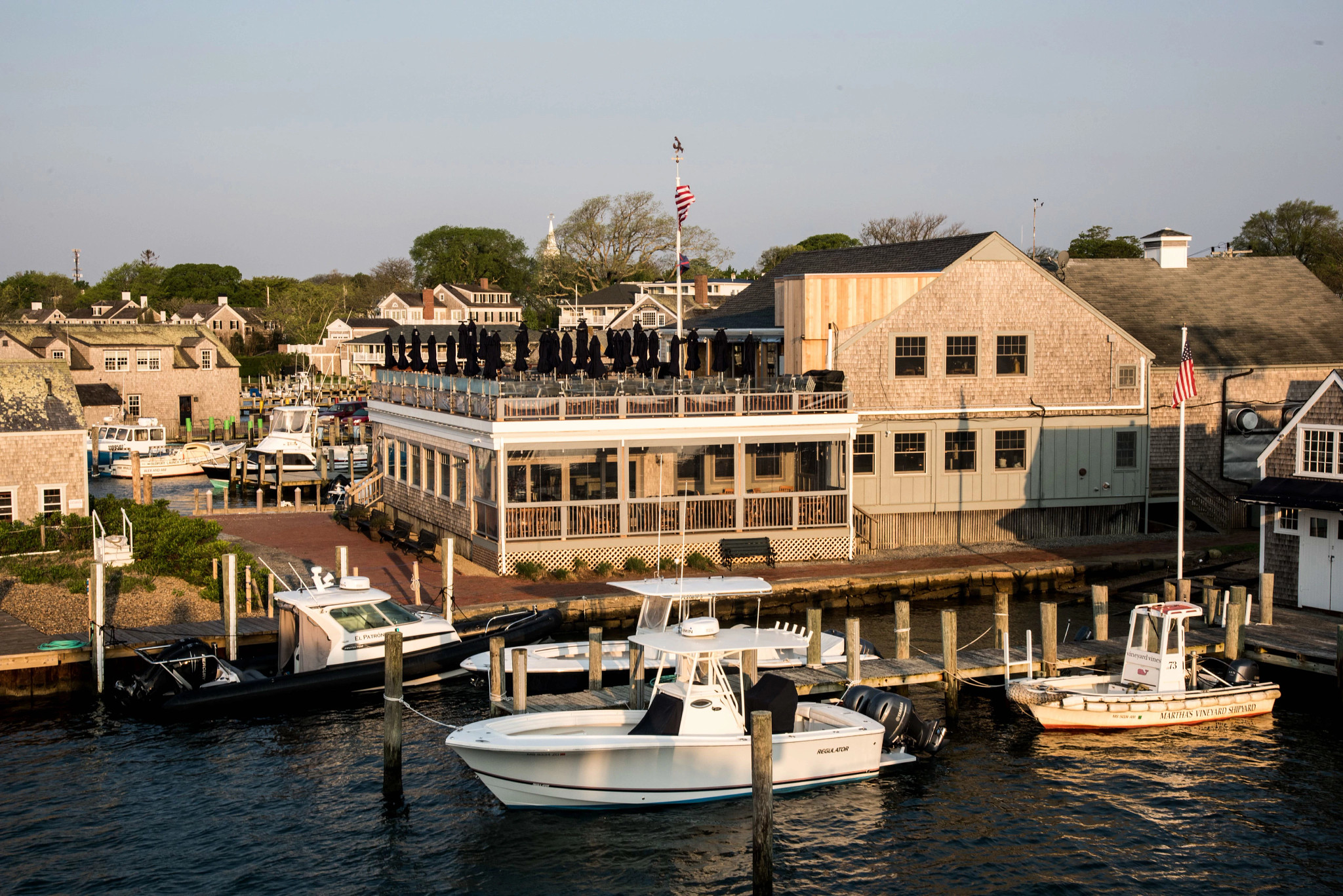 puerto de Edgartown, en el extremo oriental de Martha's Vineyard