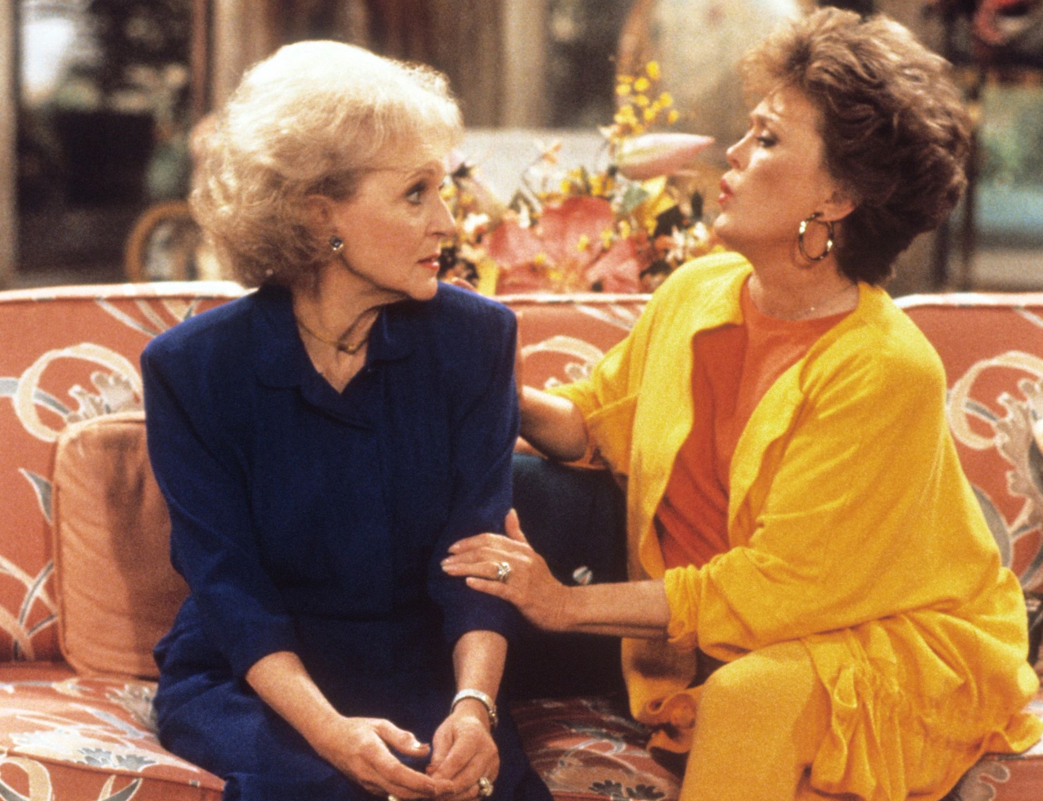 How the Golden Girls Taught Me About Friendship blanche and rose in a scene from the golden girls