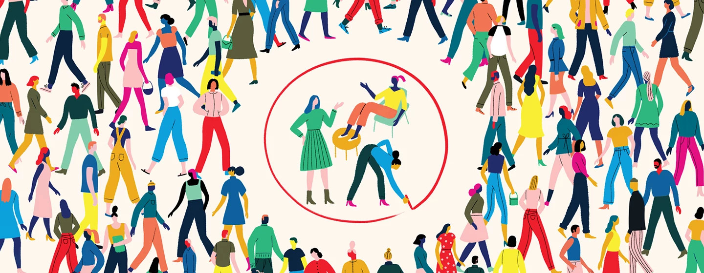illustration_of_woman_closing_her_friendship_circle_with_2_other_friends_surrounded_by_walking_women_by_monica_garwood_1440x560.jpg
