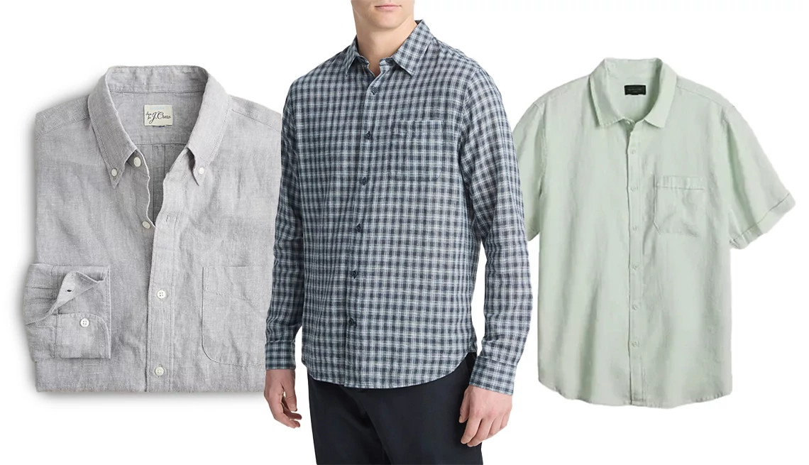 three button up shirts 