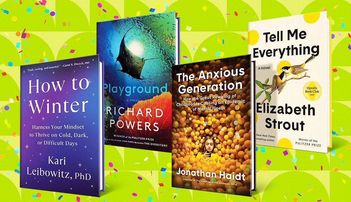 AARP’s Top 10 Books of 2024 book covers from the top books of the year