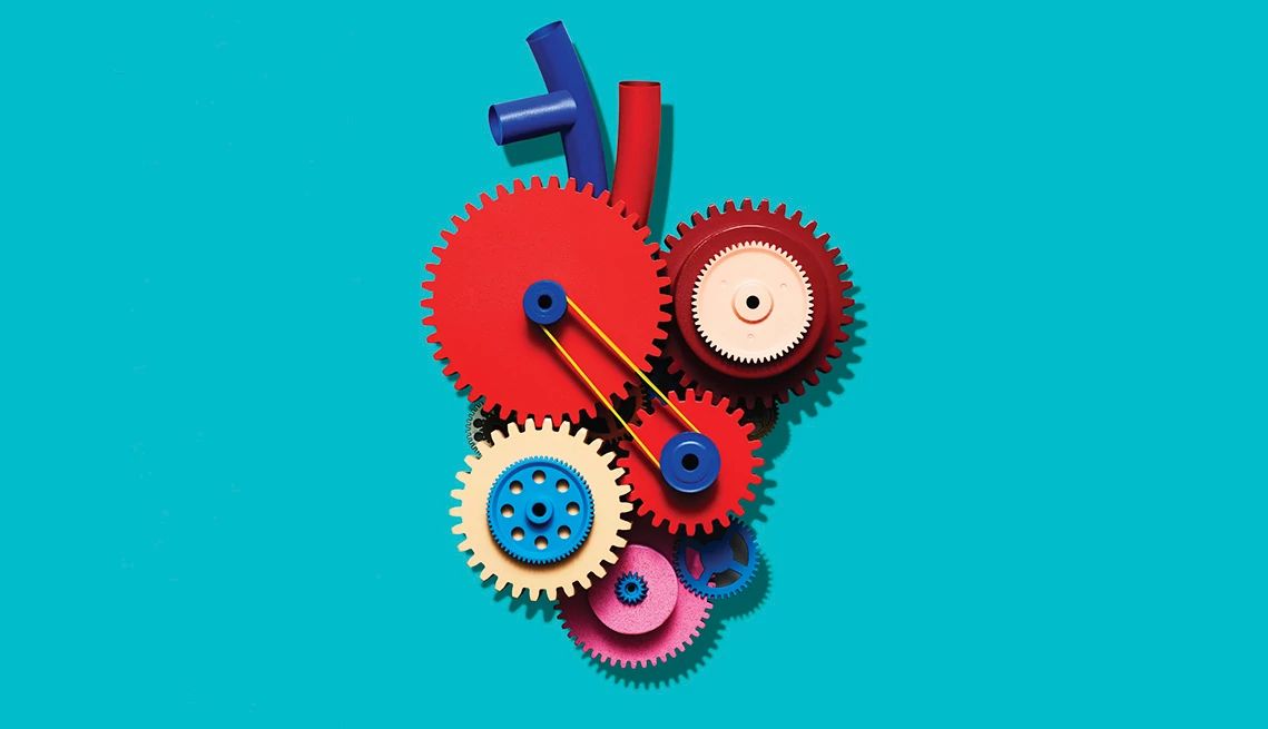 What is Heart Disease? heart as gears illustration