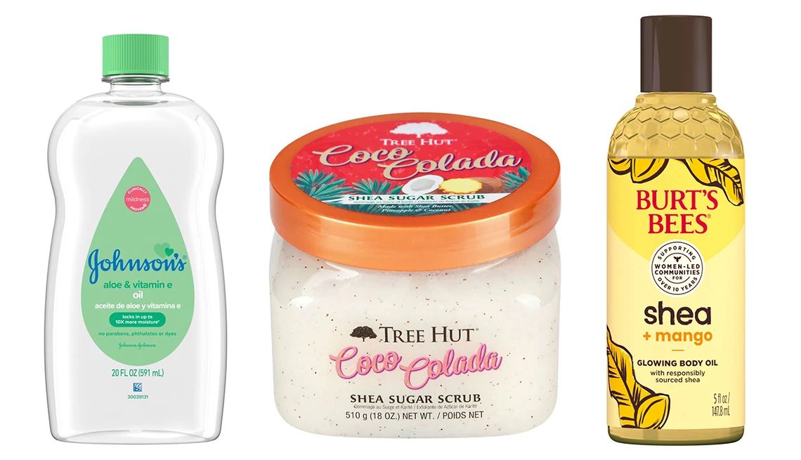 Easy Fixes for Self-Tanner Mistakes body oil and sugar scrub products