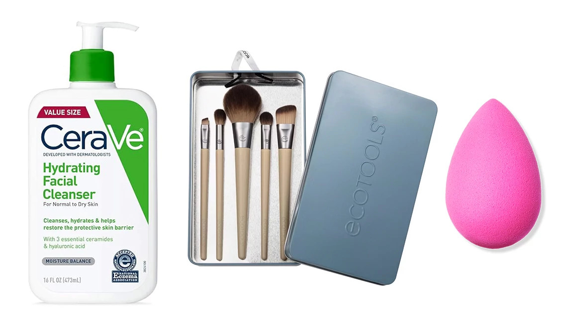 different makeup products