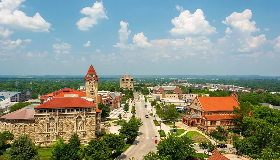 view of Lawrence, Kansas