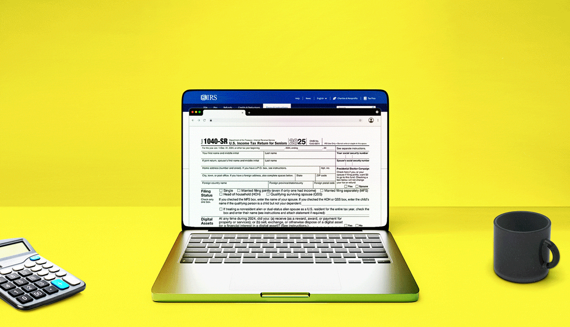 a tax form coming out of a computer