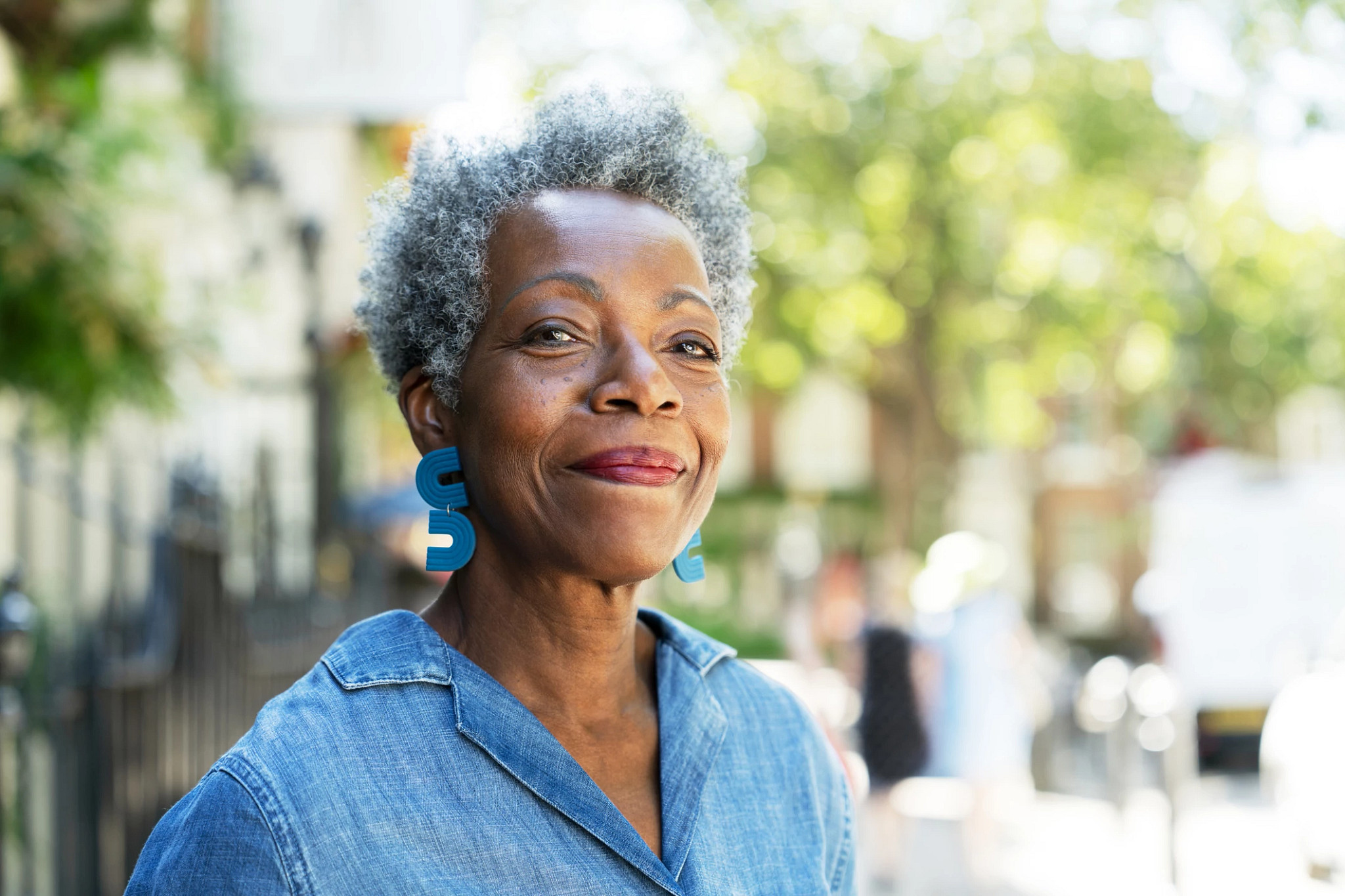 Woman looking at camera, portrait