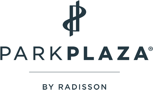 Park Plaza logo in black lettering