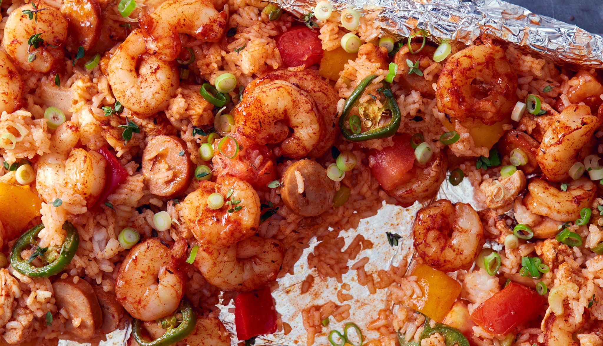 Sheet Pan Jambalaya Recipe sheet pan jambalaya
