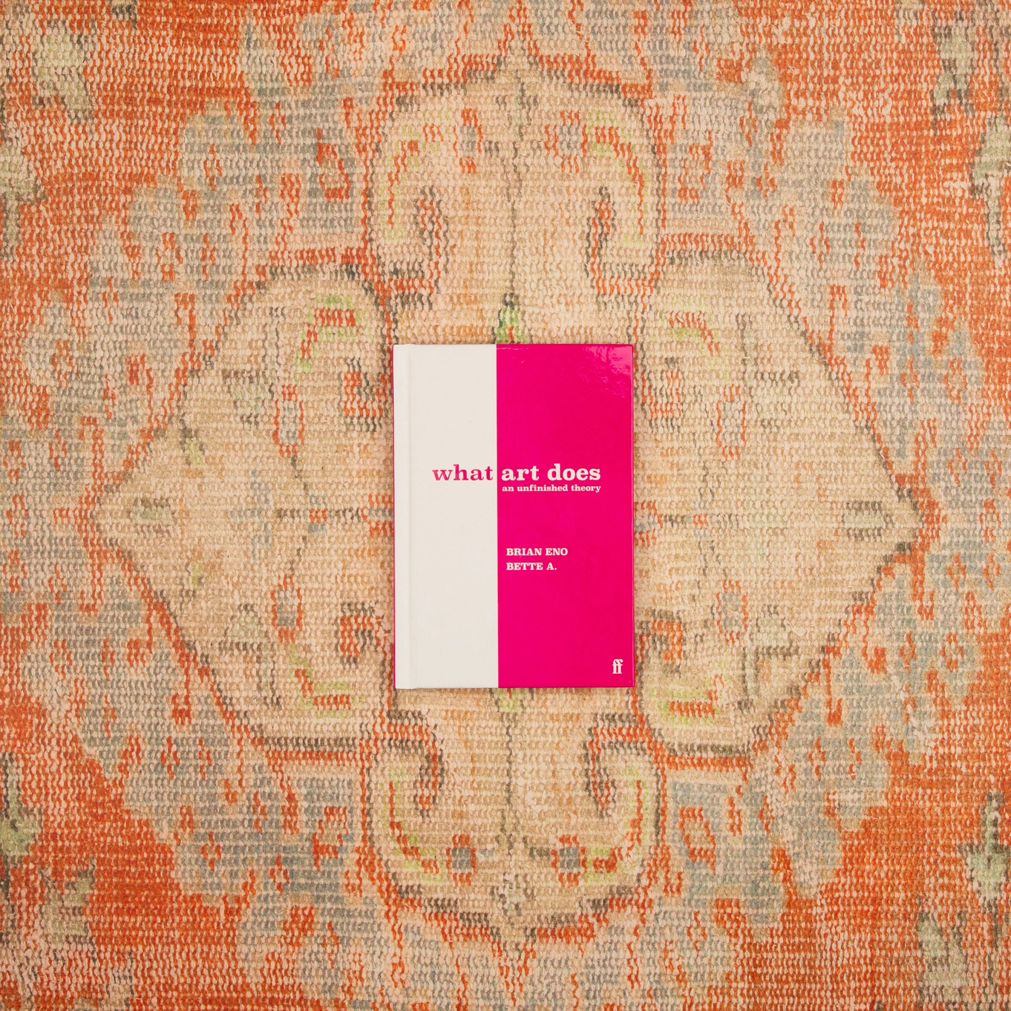 the cover of what art does by brian eno and bette a