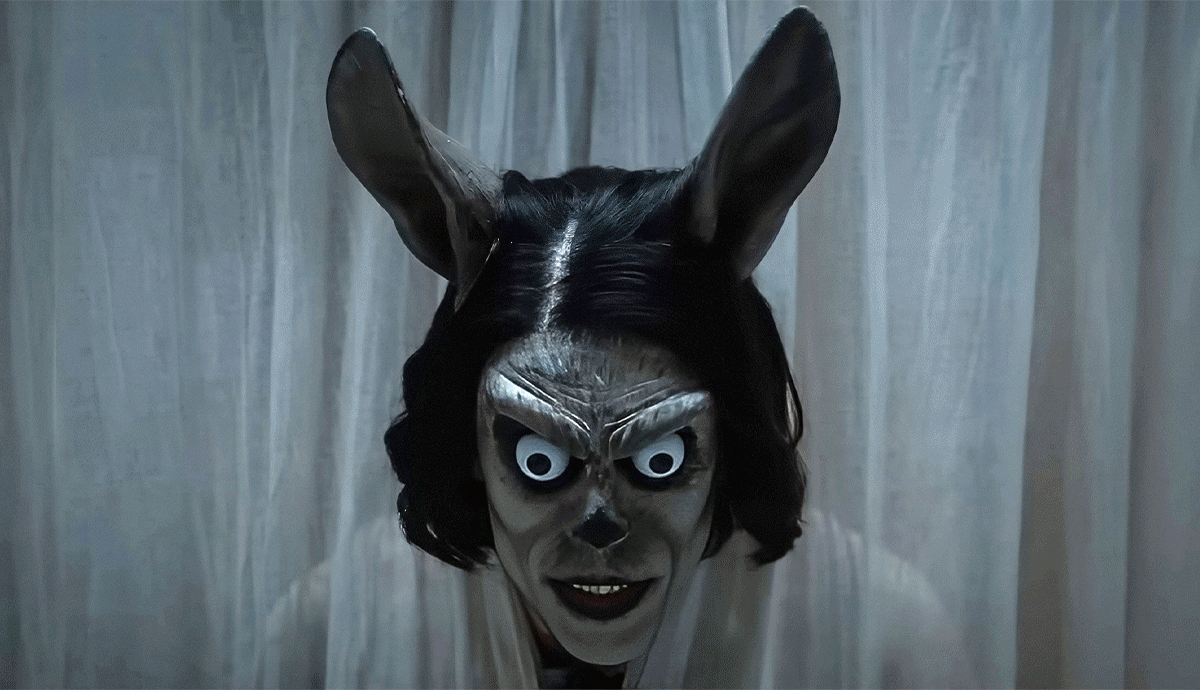 An animated GIF showing still images from Hokum, Sinners, The Silence of the Lambs and Hereditary.