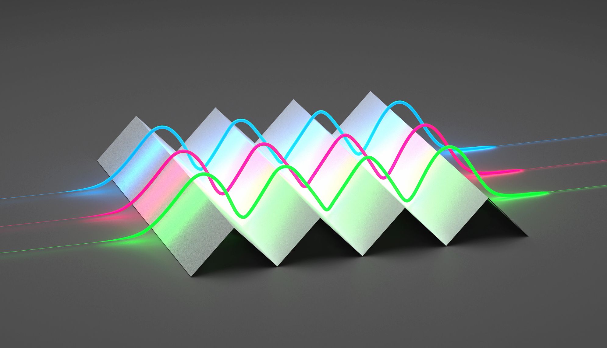 Tips to Get Your Résumé Seen by a Recruiter three different colored lines over a folded up sheet of paper