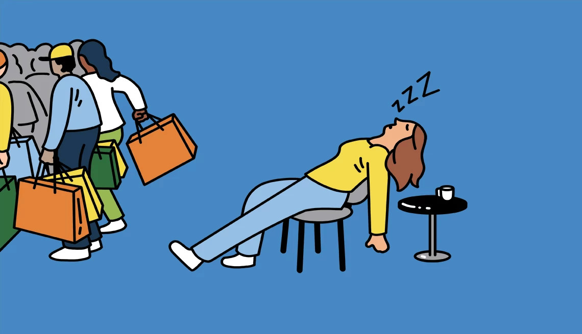 a person that looks like they are sleeping