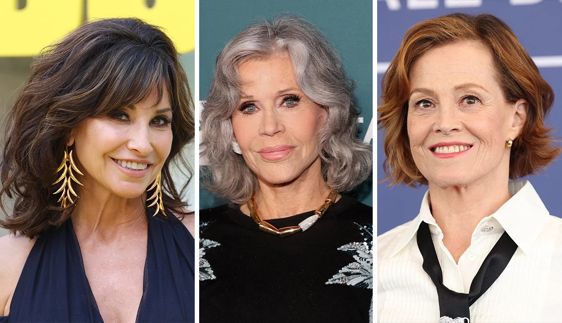 celebrities with wavy hair