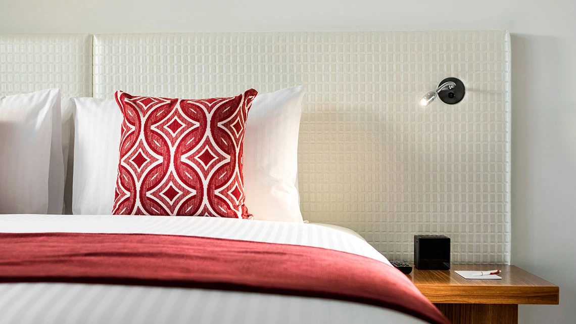 Ramada® by Wyndham Interior view of headboard and pillow at Ramada property