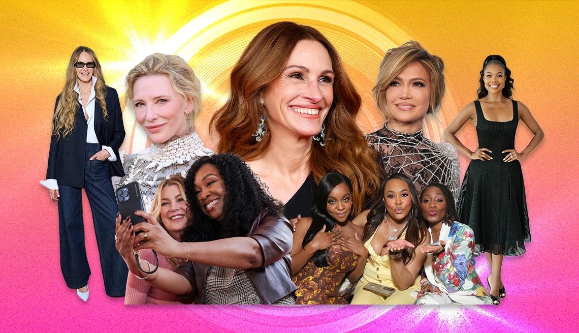 Easy Ways to Look Better in Any Picture a collage of celebrities smiling for photos