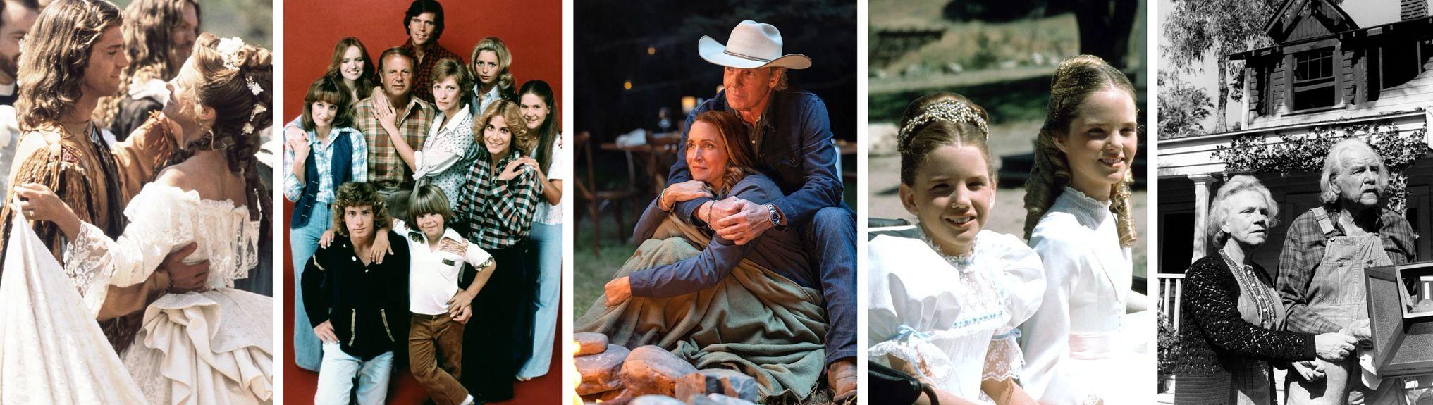Dr. Quinn Medicine Woman, Eight Is Enough, Heartland, Little House on the Prairie, The Waltons.