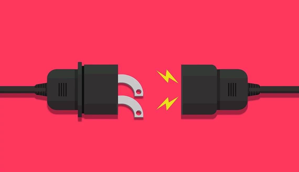 This week's in the mood sex colulmn illustration of an electrical cord with one end active with yellow sparks and the other end inactive