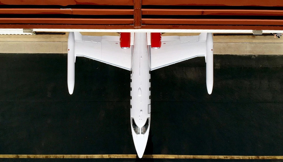 Jet on a runway