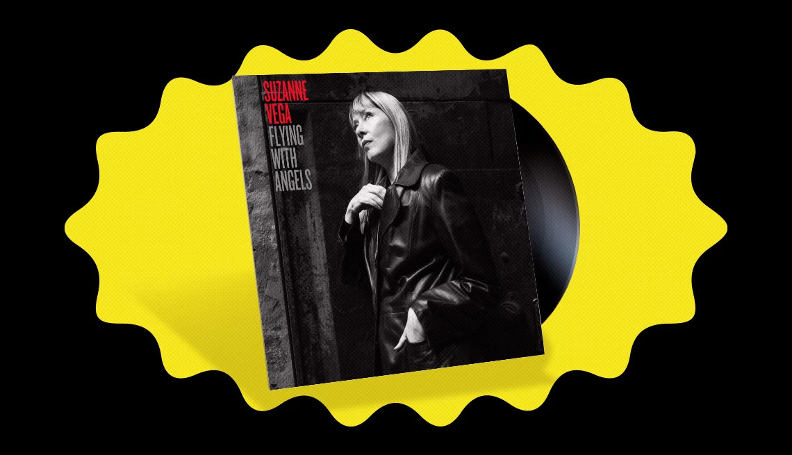 the cover of the Suzanne Vega album 'Flying with Angels'