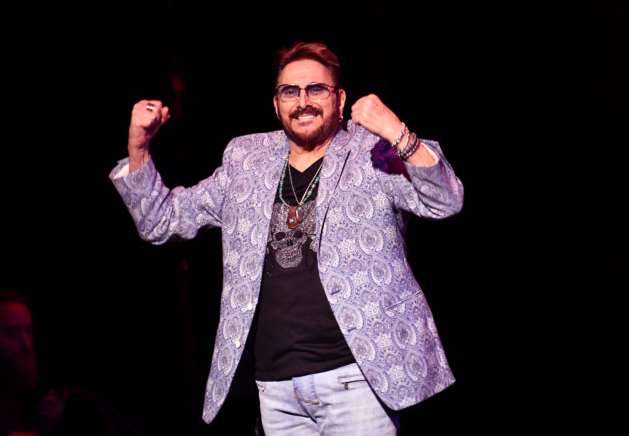 chuck negron performing onstage