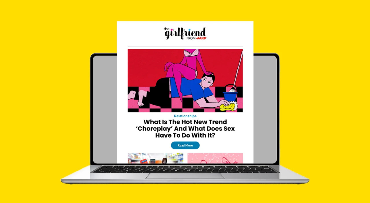 illustration of a woman's head thinking about friends