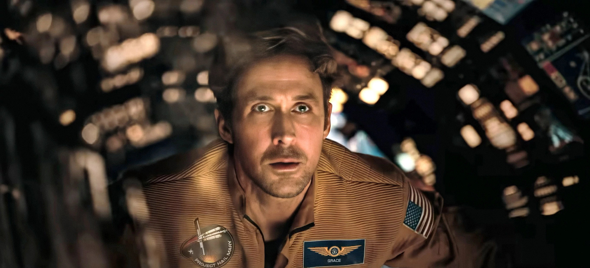 ryan gosling in a scene from project hail mary