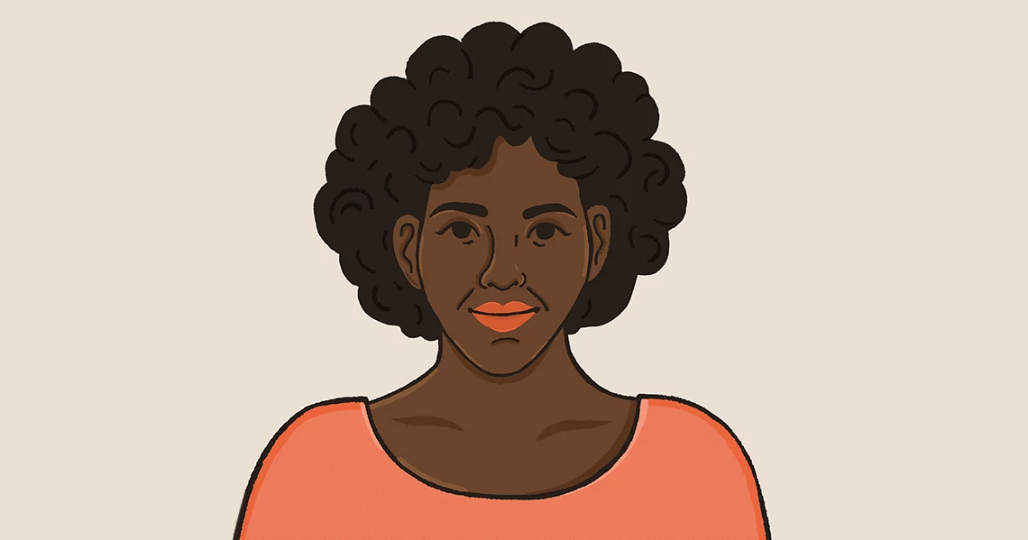 Natural hairstyle for a diamond face shape Natural hairstyle for a diamond face shape