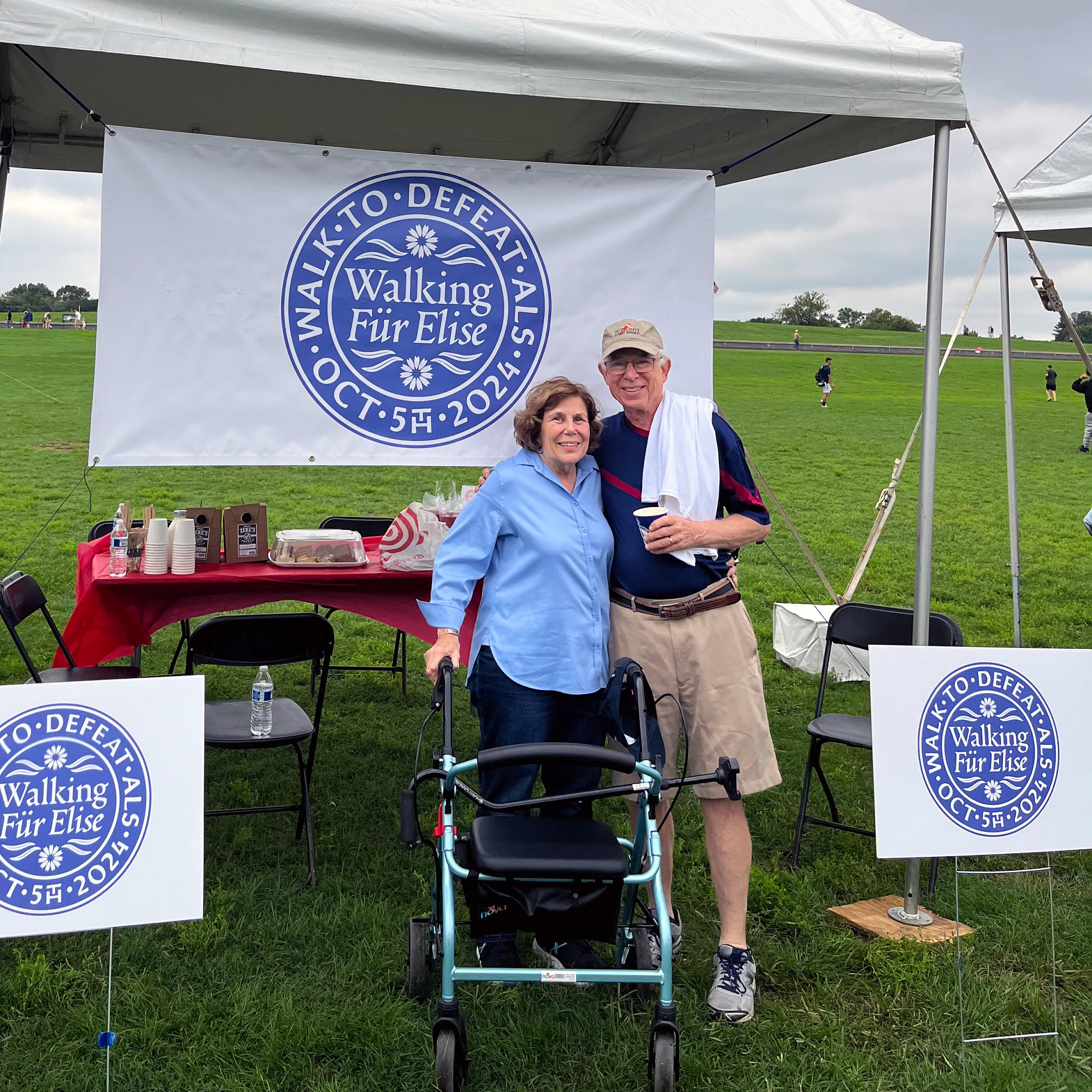 Elise Riley and John Simson