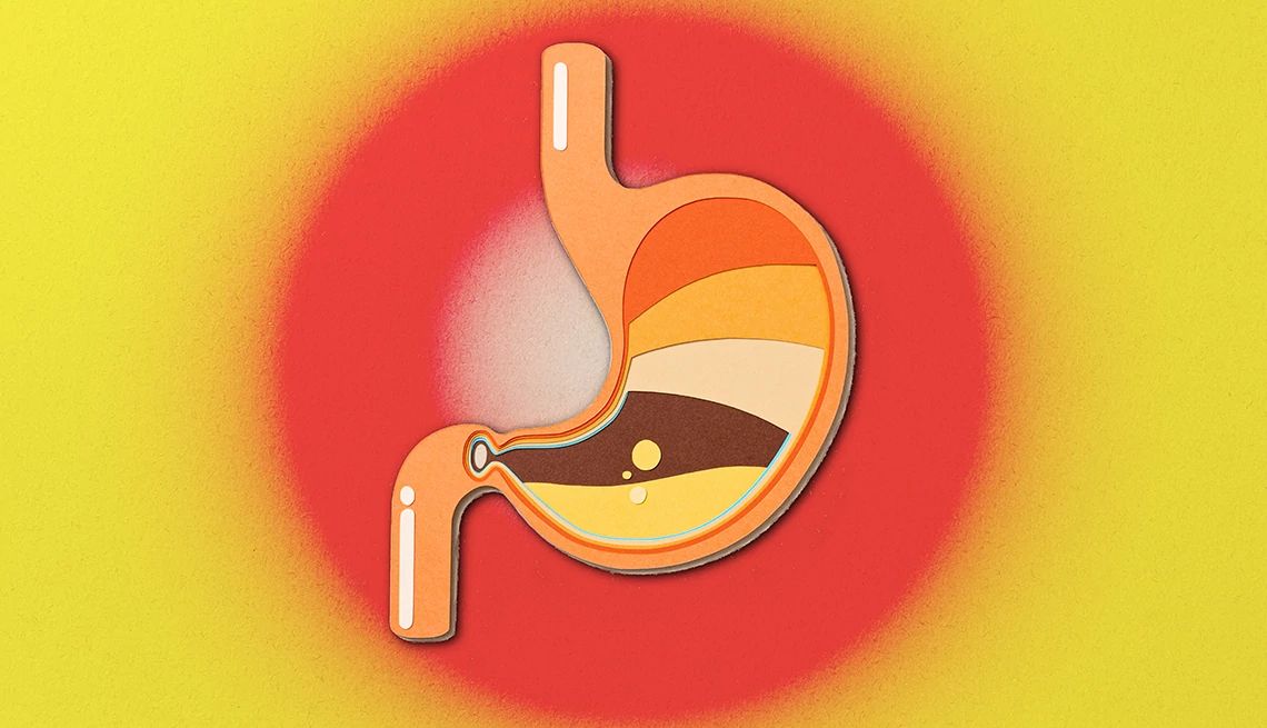 Peores hábitos que dañan la salud de tu intestino Ilustración representativa de la salud intestinal