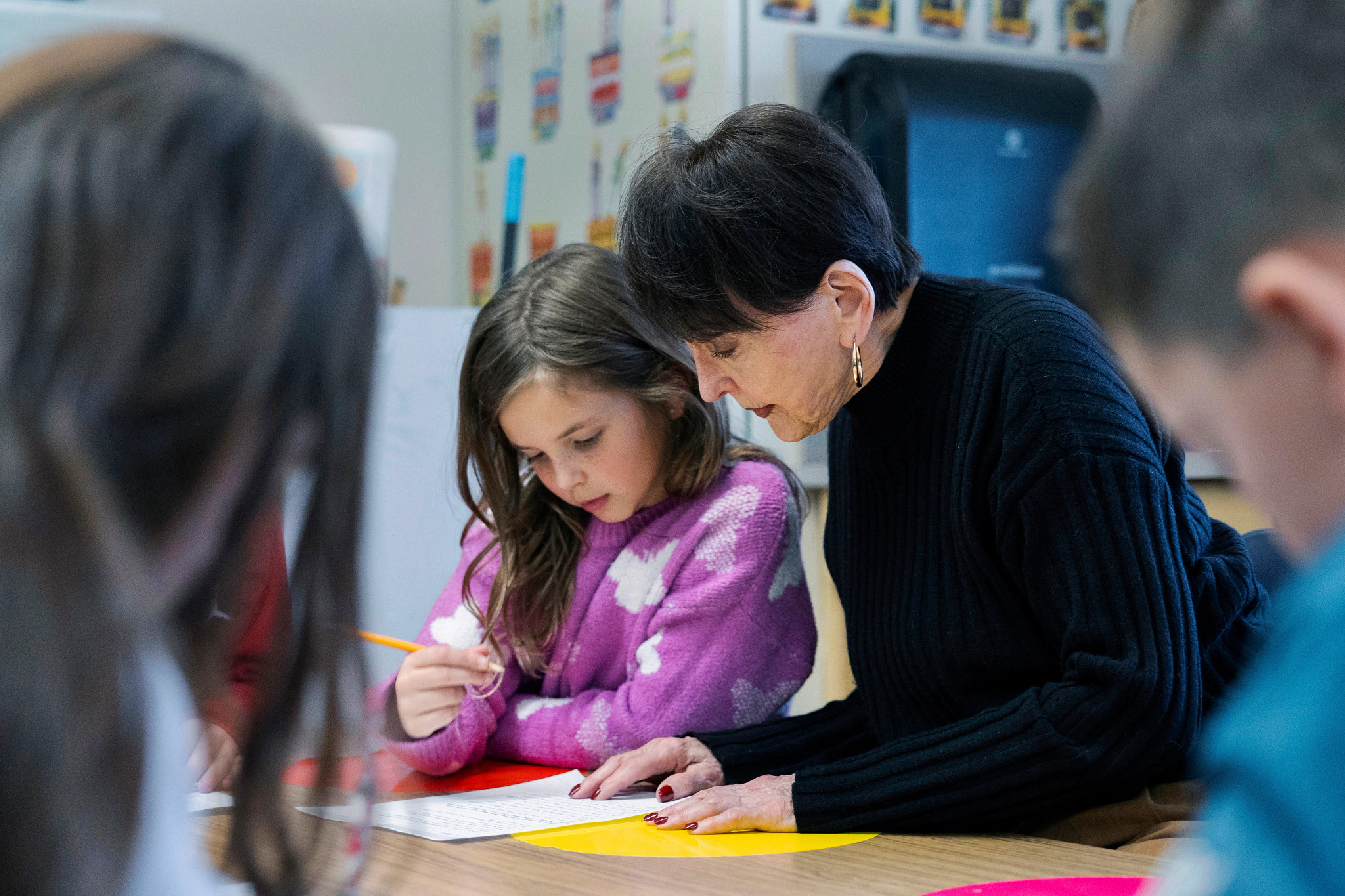 Magri tutoring a student