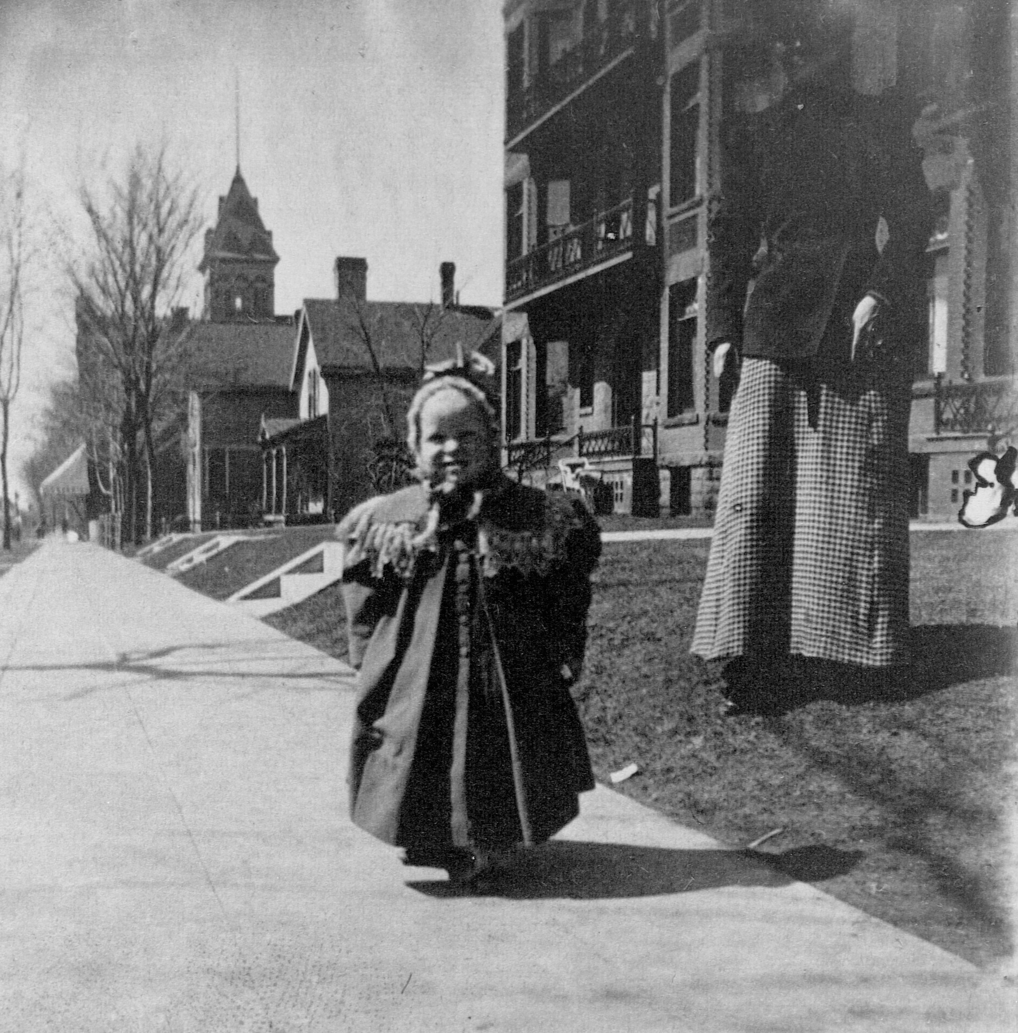 F. Scott Fitzgerald with his mother