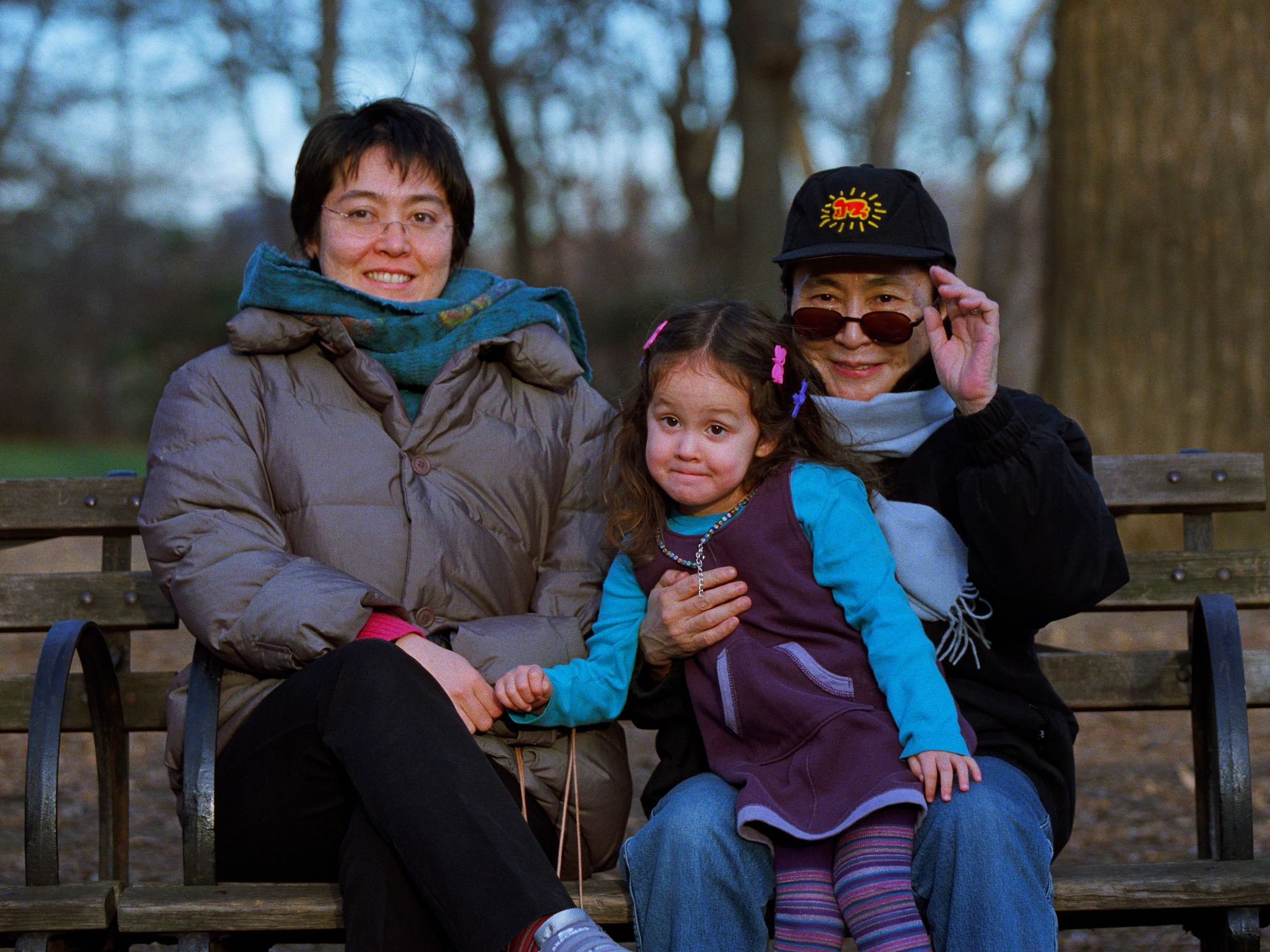 Ono with her daughter Ono with her daughter