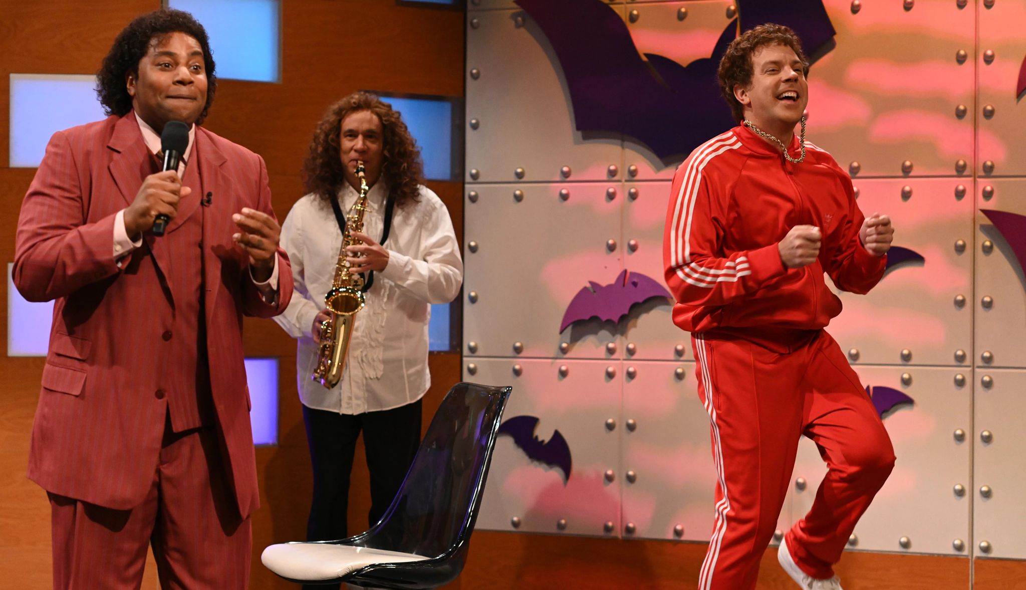 Kenan Thompson, Fred Armisen and Jason Sudeikis Kenan Thompson, Fred Armisen and Jason Sudeikis in the What's Up With That sketch on Saturday Night Live