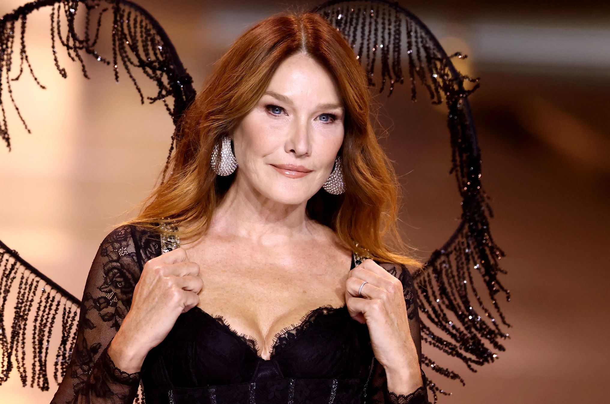 Carla Bruni carla bruni walks the runway