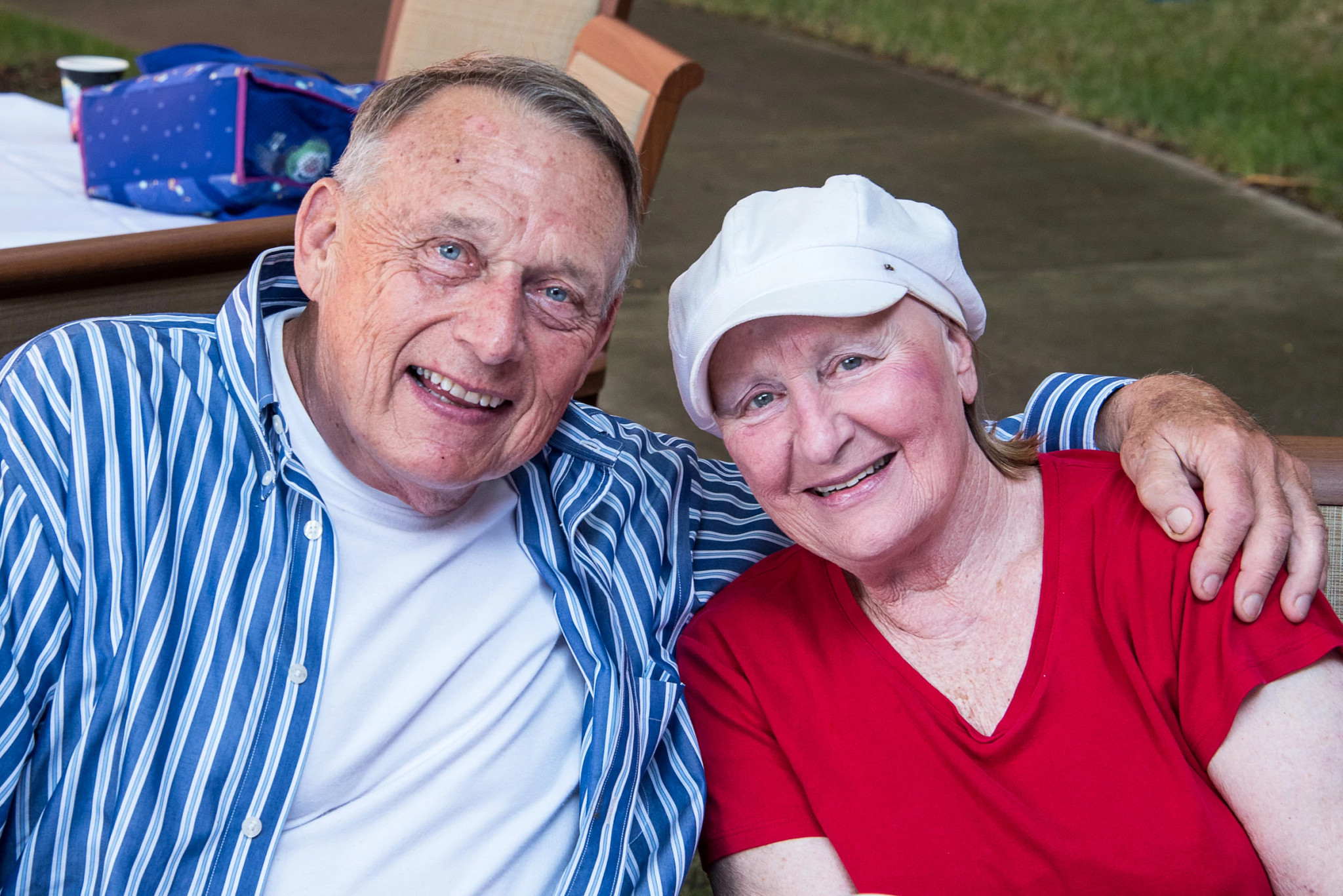 Marty Schreiber and his wife
