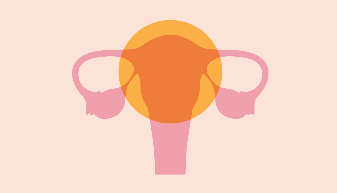 Warning Signs of Uterine Cancer illustration of a uterus