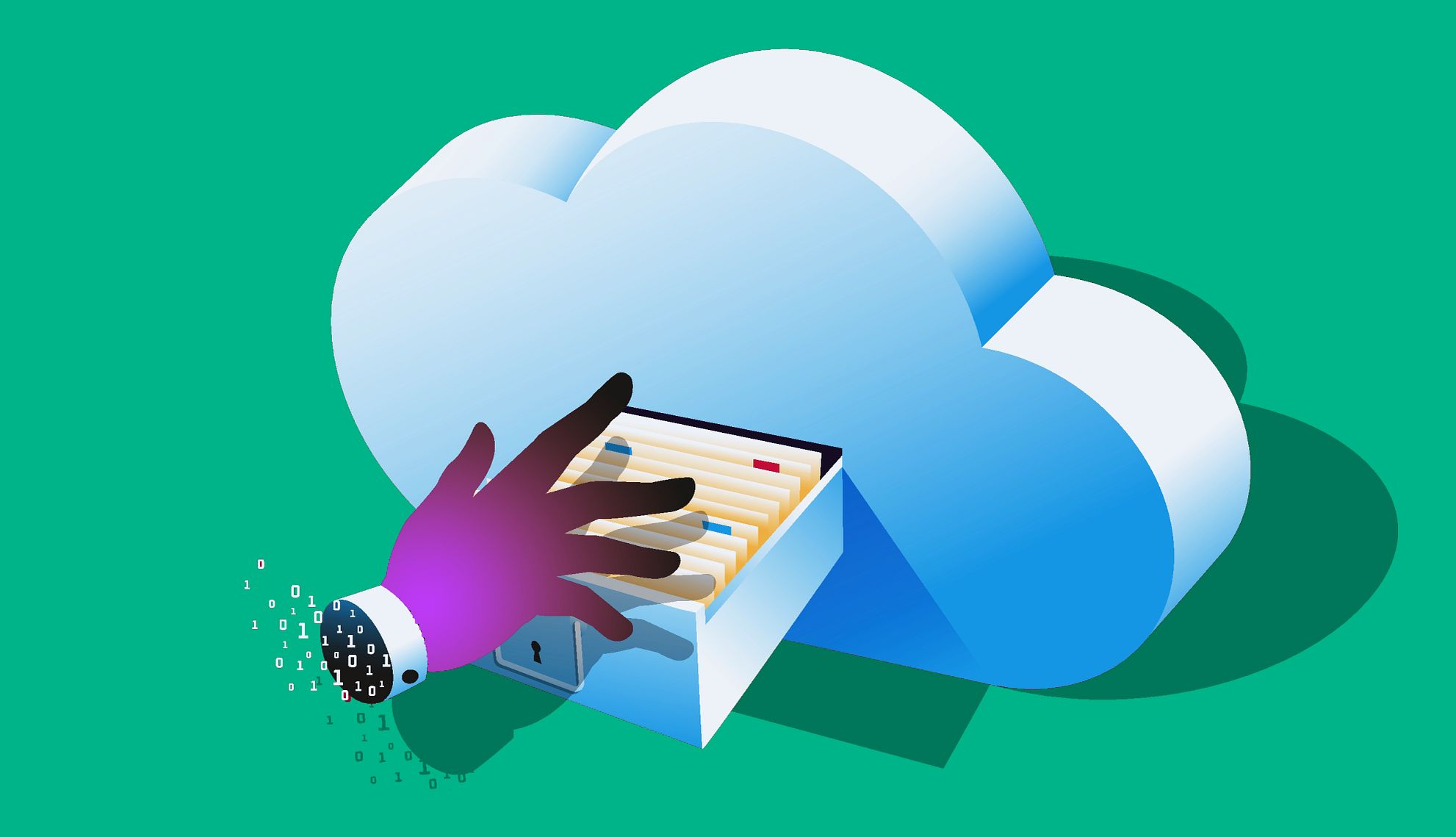 AARP, Senators Call for Better Fraud Protections Hacker hand stealing documents from cloud archive. Hacking, data leak, perrsonal information theft concept