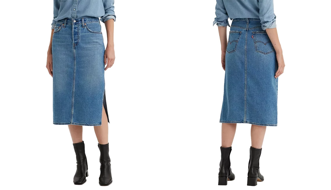 Levi’s Women’s Side Slit Skirt - Artist Divided