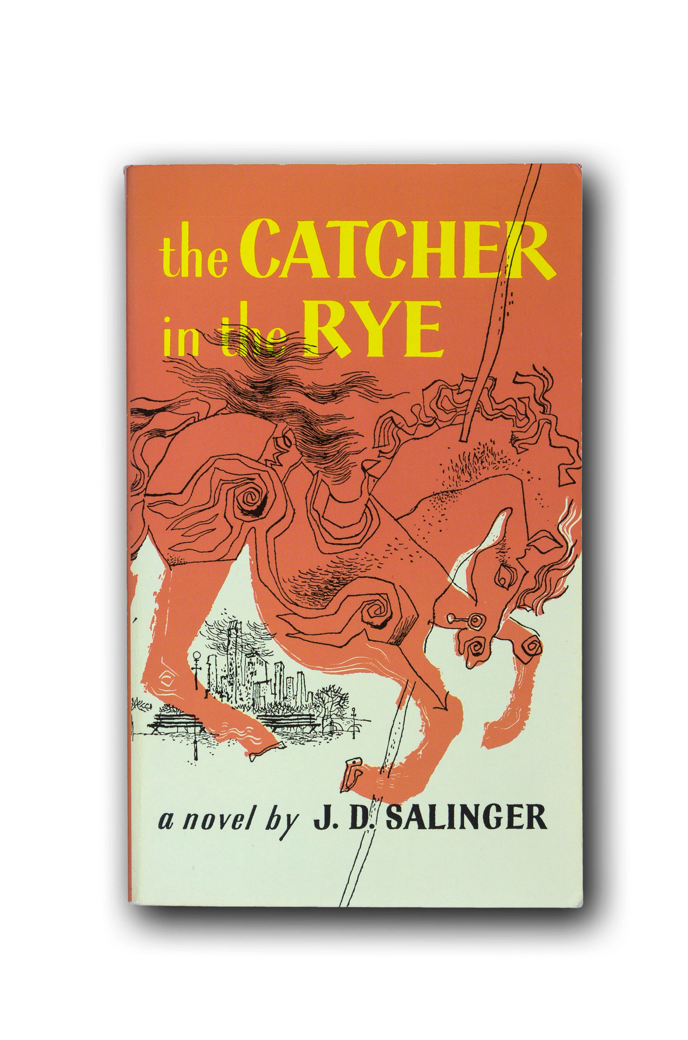 the cover of catcher in the rye by j d salinger