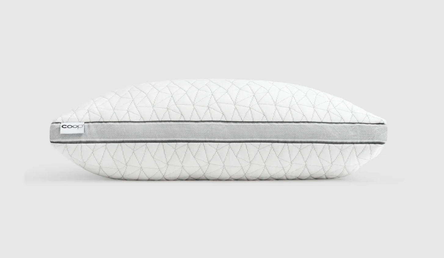 The Coop Eden Adjustable Pillow on display
