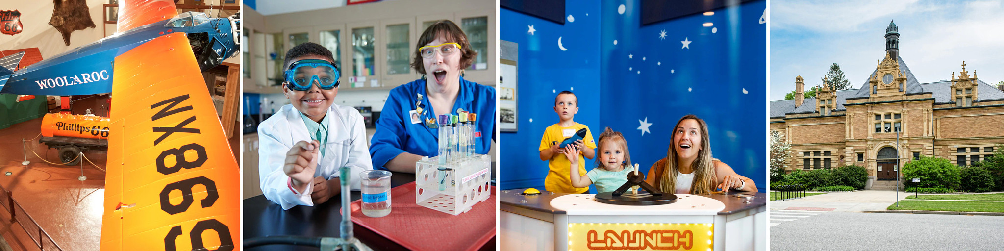 Woolaroc Museum & Wildlife Preserve, the Oregon Museum of Science and Industry and Please Touch Museum