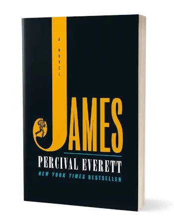 Reimagining adventures of Huckleberry Finn Everett's popular novel 'James' cover