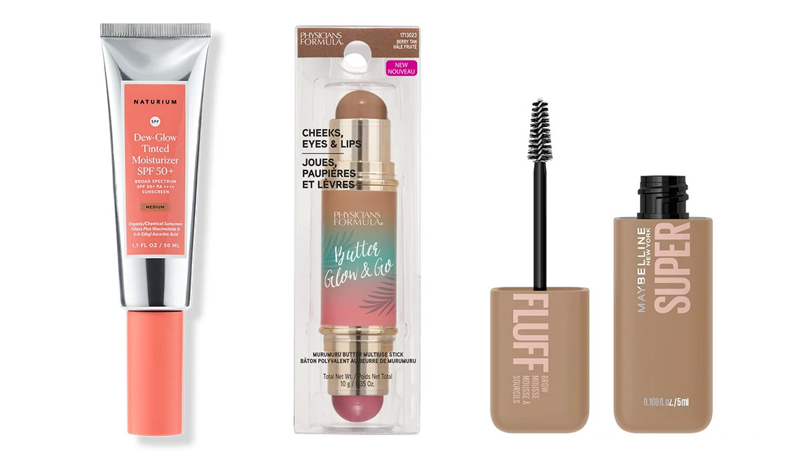 different makeup products