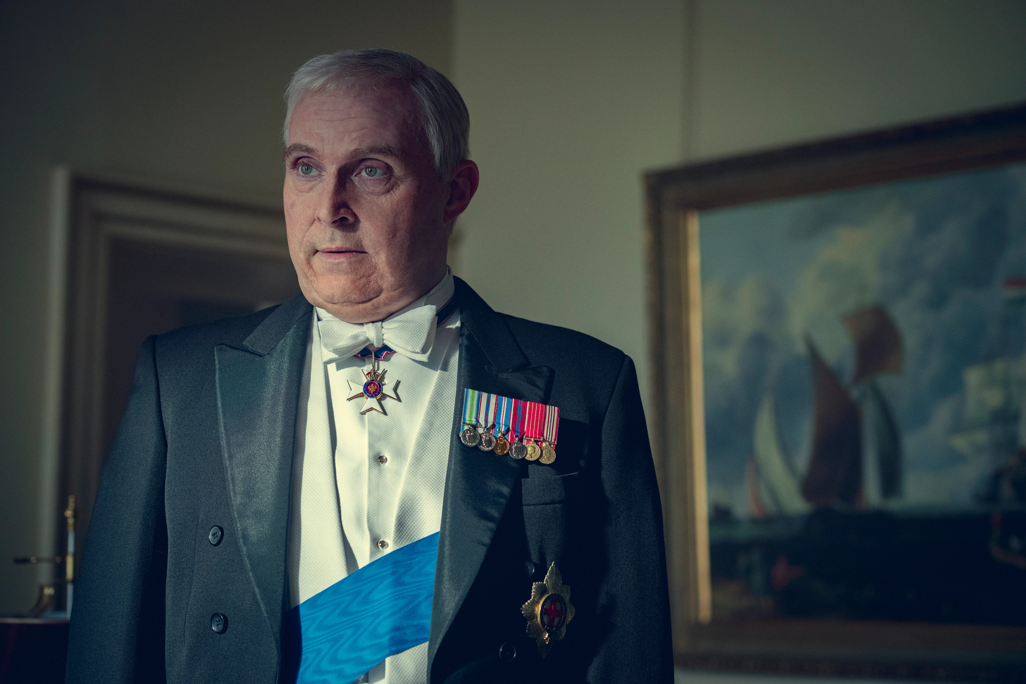 Sewall portraying Prince Andrew