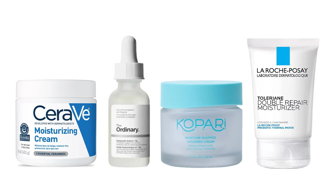 different cosmetic products