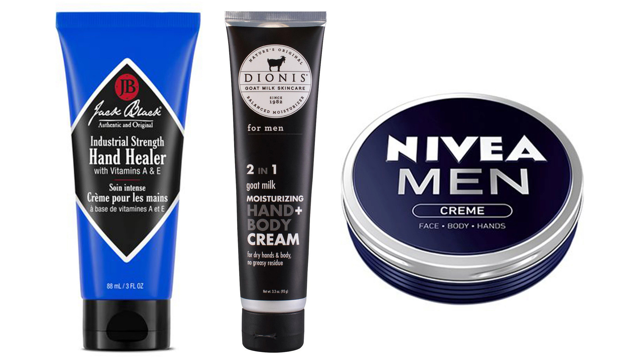 a collection of hand creams