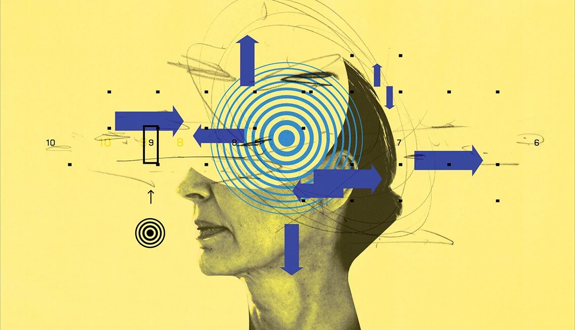 ADHD Diagnosis After 60 abstract ADHD brain concept
