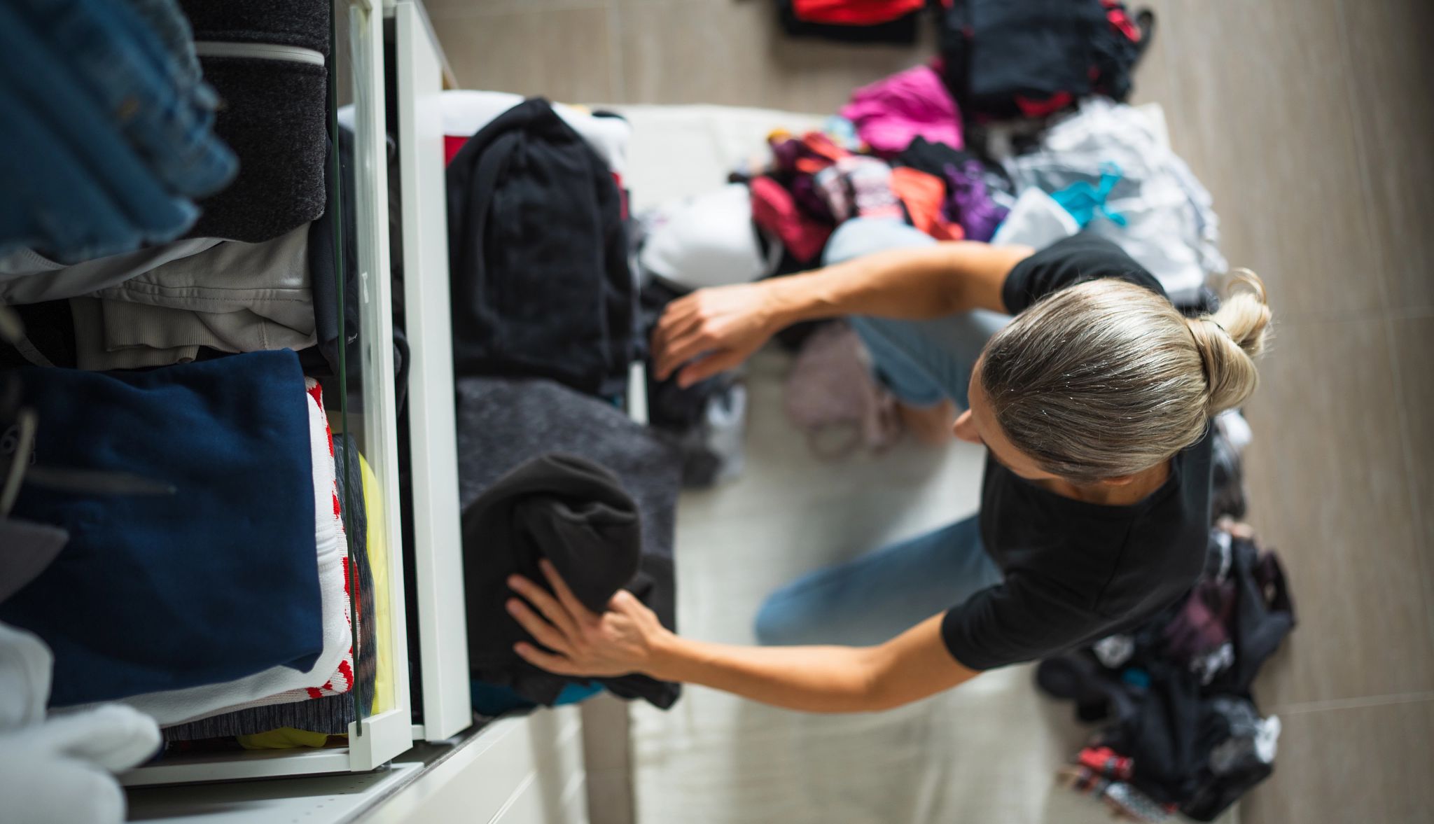 AARP Smart Guide to Laundry clothes being put away